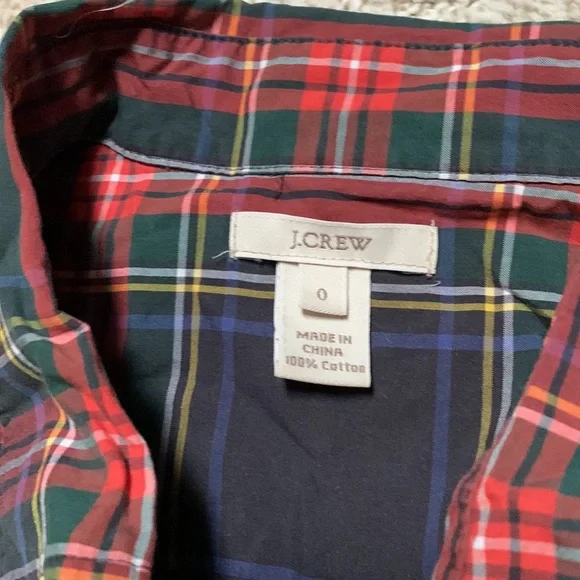 J. Crew button down plaid shirt - Picture 2 of 3